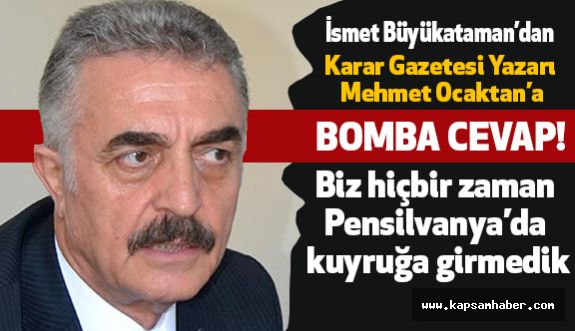 MHP'li Büyükataman; "Ülkücü camia sizin geldiğiniz geleneğe benzemez "