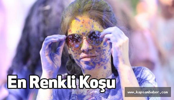 Renkli Koşu Festivali Bursa'yı Renklendirdi
