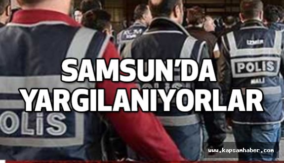 Samsun'da FETÖ'den tutuklanan polis müdürleri