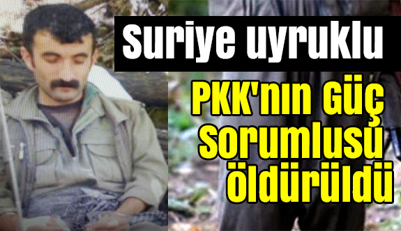 Suriye Uyruklu "PKK Güç Sorumlusu" Ölü Ele Geçirildi