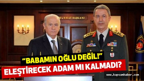Devlet Bahçeli; Eleştirecek Adam mı Kalmadı?