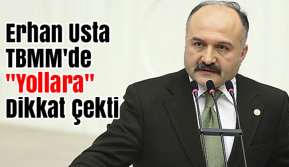 Erhan Usta TBMM'de "Yollara" Dikkat Çekti