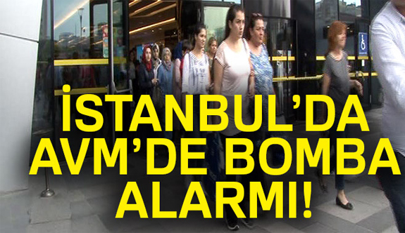 İstanbul'da AVM'de bomba Alarmı