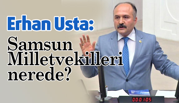 MHP'li Erhan Usta, Samsun Milletvekilleri nerede?