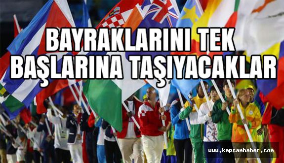 BAYRAKLARINI TEK BAŞLARINA TAŞIYACAKLAR