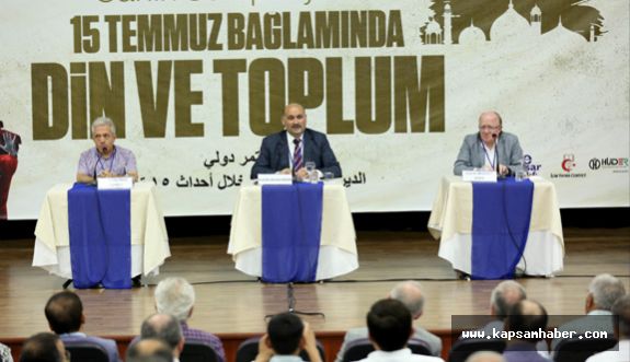 Canik Belediyesinden, "15 Temmuz Bağlamında Din ve Toplum"