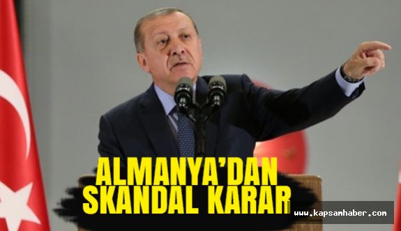 Erdoğan'a, G-20 Zirvesi Öncesi Almanya'dan Skandal Karar!