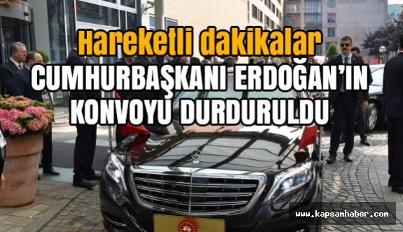 Erdoğan’ın Konvoyu Hamburg’da Durduruldu