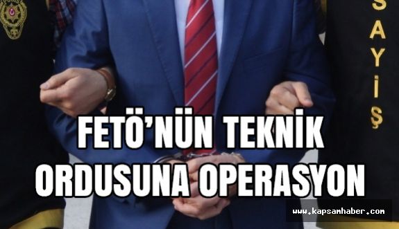 FETÖ'nün Teknik Ordusuna İstanbul Merkezli Operasyon!
