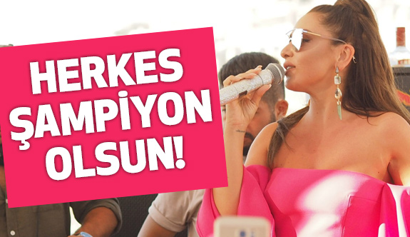 Hadise; Ben Hiç Bir Zaman Şampiyonum, En İyi Benim Demedim!