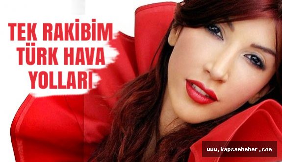 Hande Yener'den Büyük İddia: “Tek rakibim THY”
