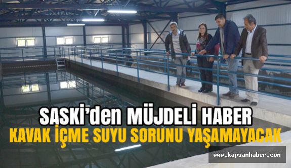 Kavak'ta İçme suyu sorunu Kalkıyor