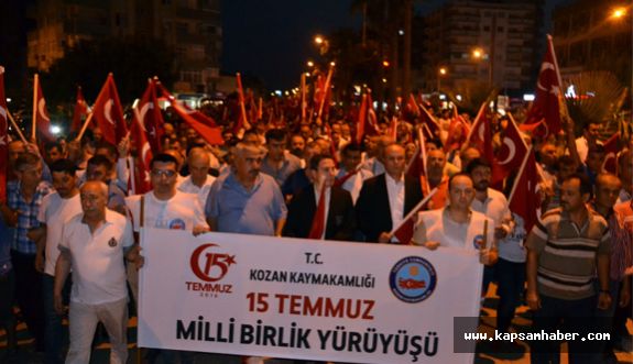 Kozan’da 15 Temmuz Demokrasi ve Milli Birlik Günü Etkinlikleri