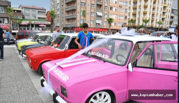 Modifiyeciler Canik'te kimsesiz çocuklar için buluşuyor