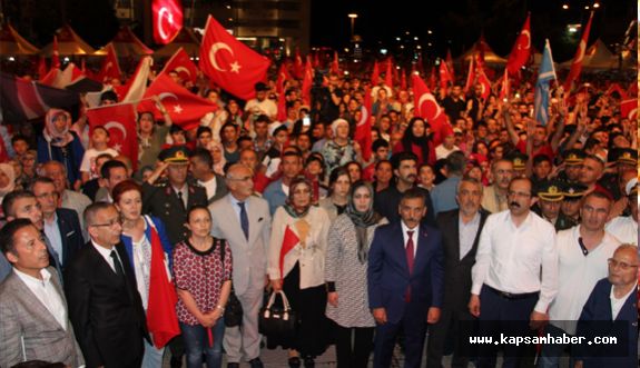 Samsun'da 15 Temmuz etkinliğinde coşku...