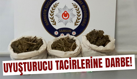 Samsun Emniyeti Uyuşturucuya Geçit Vermiyor...