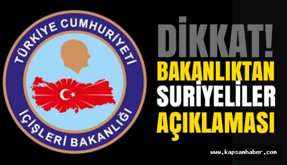 Suriyeliler için sağduyu çağrısı