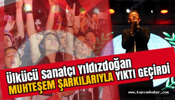 Ülkücü Sanatçı Mustafa Yıldızdoğan'dan Muhteşem konser
