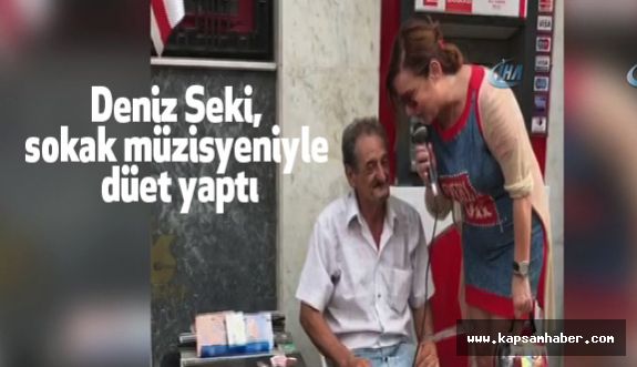 Deniz Seki, Sokak Müzisyeniyle Düet Yaptı
