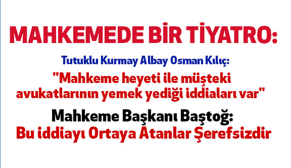 Mahkeme Başkanı; Bu iddiayı Ortaya Atanlar Şerefsizdir