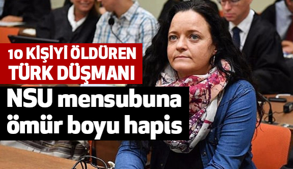 Türk Düşmanına Ömür Boyu Hapis
