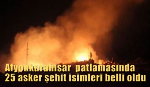 25 Şehit Askerin İsimleri