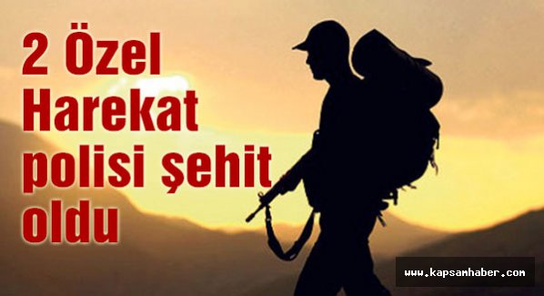 2 Özel Harekat polisi şehit oldu