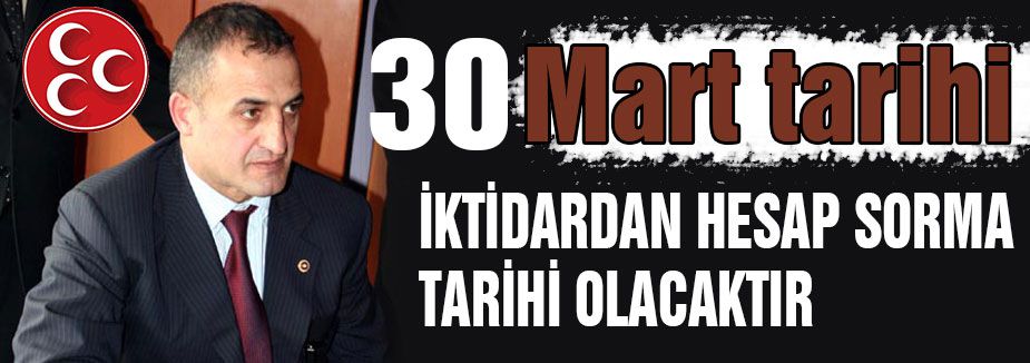30 Mart Hesap Sorma Tarihidir