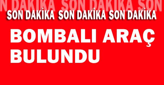 3. bombalı araç bulundu