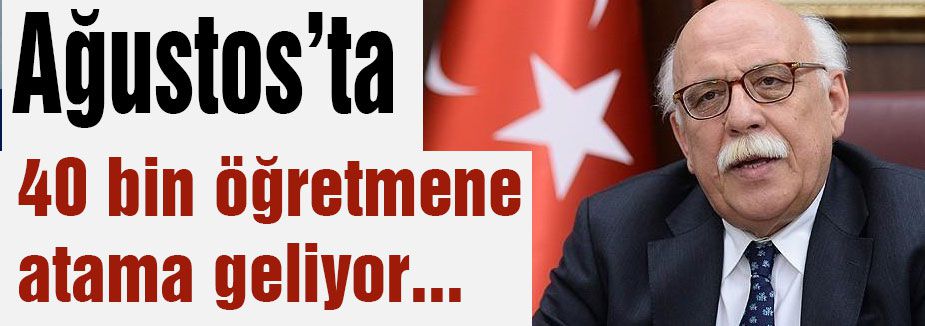 40 bin öğretmene atama geliyor...