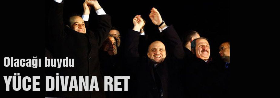 4 eski bakan için Yüce Divan reddi...