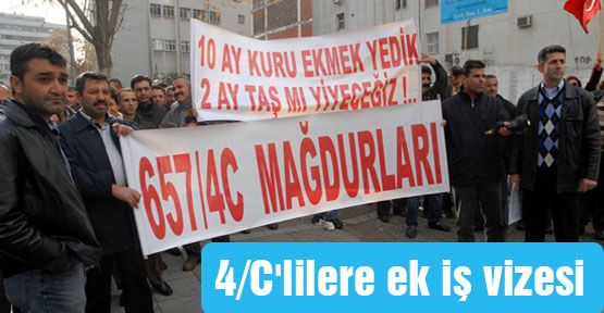 4/C'lilere ek iş vizesi