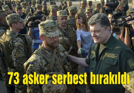 73 asker serbest bırakıldı