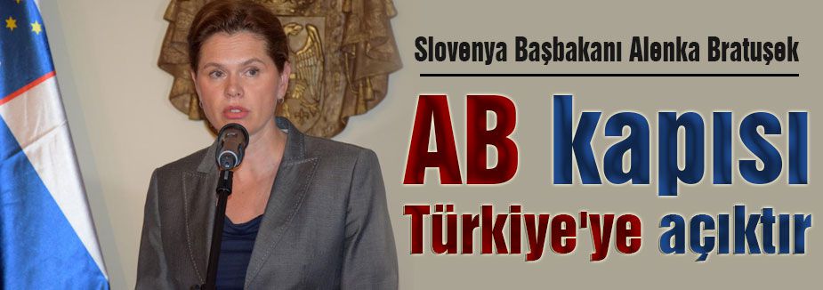 AB kapısı Türkiye'ye açıktır...