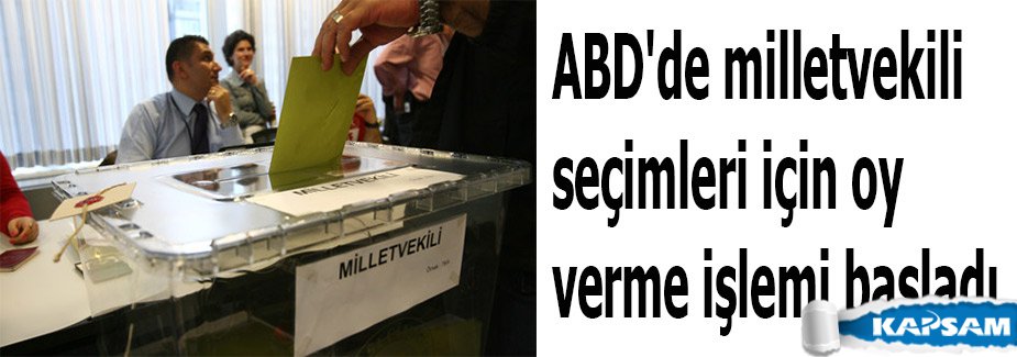 ABD'de milletvekili seçimleri için oy verme işlemi başladı