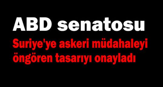 ABD Senatosu müdahaleyi onayladı