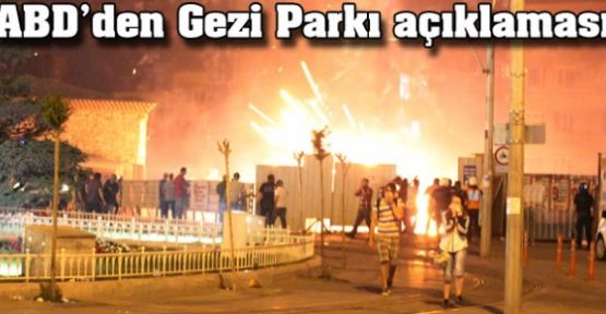 ABD'nin Gezi parkı Açıklaması...