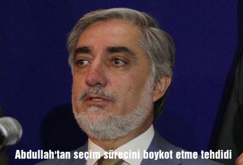 Abdullah'tan seçim sürecini boykot etme tehdidi