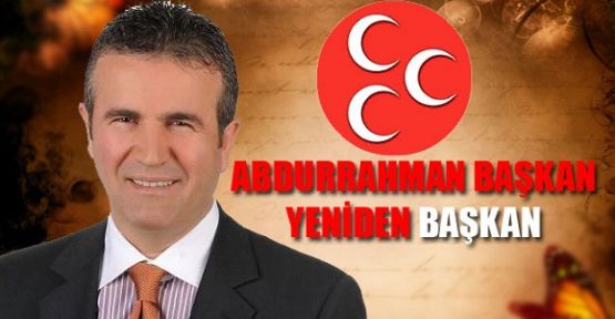 Abdurrahman Başkan yeniden seçildi