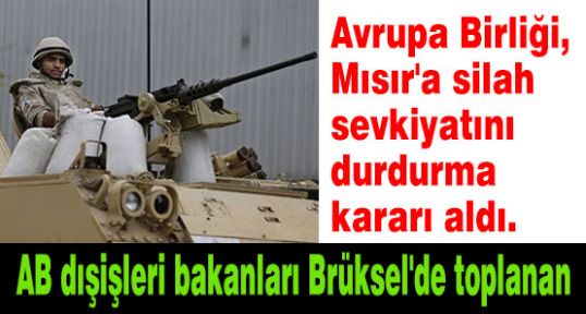 AB'nin Mısır Kararı...