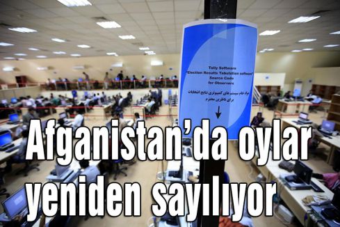 Afganistan'da oylar yeniden sayılıyor