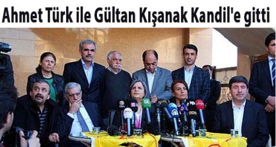Ahmet Türk ve Kışanak Kandil'e gitti
