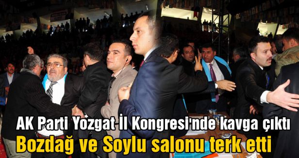 AK Parti Yozgat İl Kongresi'nde kavga
