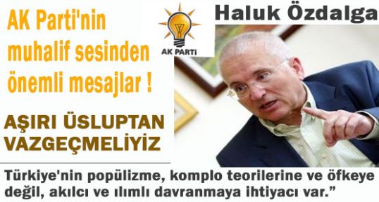 AK Parti'nin muhalif sesinden Başbakan'a Mesaj!