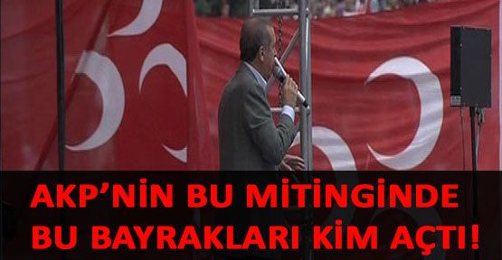 AKP Mitinginde MHP