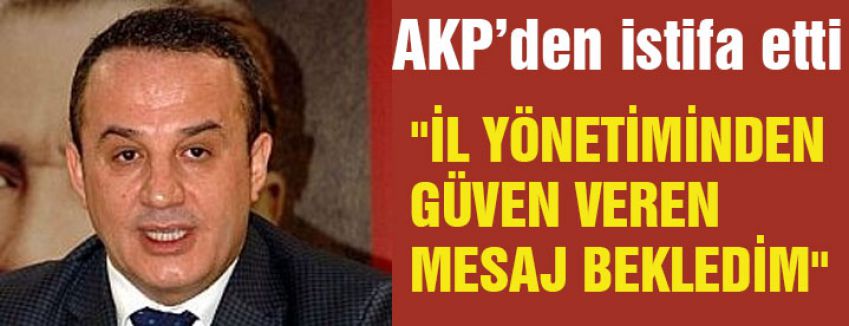 AKP'den İstifa edince...