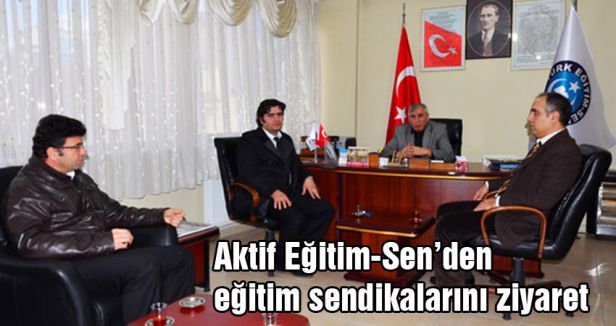 Aktif Eğitim-Sen’den eğitim sendikalarını ziyaret