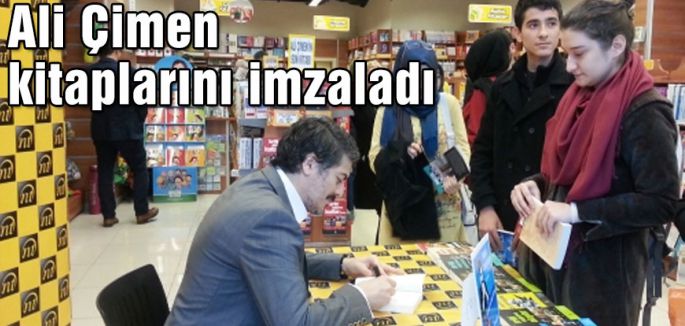 Ali Çimen okurlarıyla buluştu