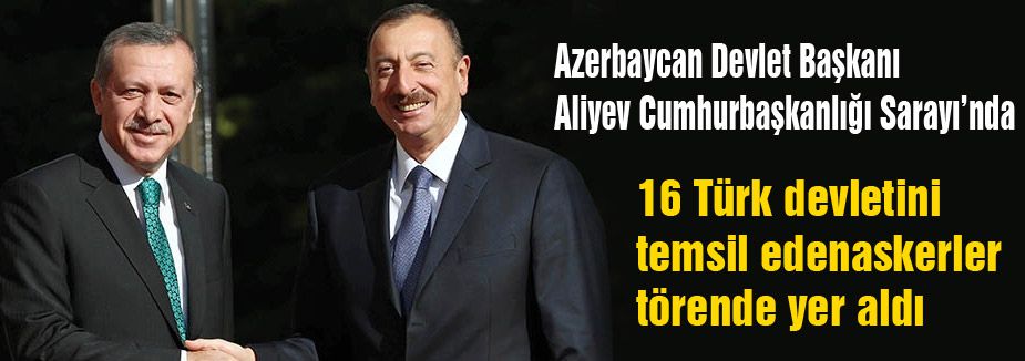 Aliyev Cumhurbaşkanlığı Sarayı’nda...