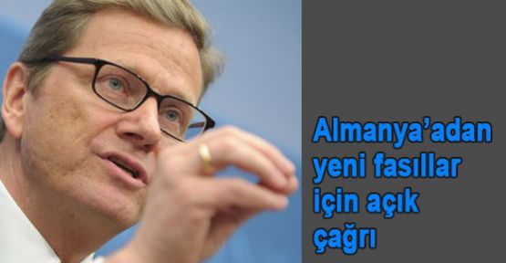 Almanya'dan yeni fasıllar için açık çağrı